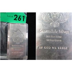 10 Oz. Scottsdale .999 Silver Stackable Bar