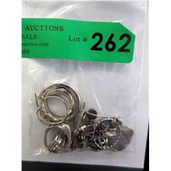 26 Grams Sterling Silver Jewelry - As Is