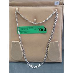 Mans .925 Sterling Silver Italian Made Necklace