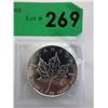 Image 1 : 1 Oz. Canada Maple Leaf .9999 Silver Coin