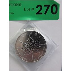 1 Oz. Canada Maple Leaf .9999 Silver Coin