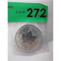 1 Oz. Canada Maple Leaf .9999 Silver Coin