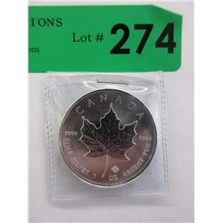 1 Oz. Canada Maple Leaf .9999 Silver Coin
