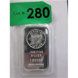 1 Oz. Sunshine Minting .999 Silver Bar
