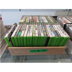 Approximately 40 Assorted XBOX Games