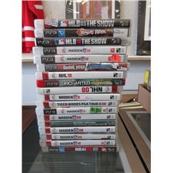 18 Assorted PS3 Games