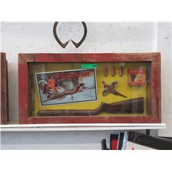 Interior Lit Shadow Box Hunting Memorabilia
