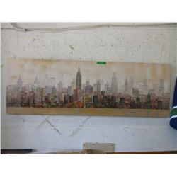 New Canvas City Scape Wall Art