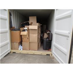 Entire Contents of a 20 Foot Storage Container