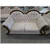 Image 3 : Ornate 3 Piece Button Tufted Sofa Set