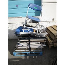 Skid of Folding Chairs