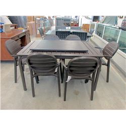 New Nardi Palma Patio Table with 6 Chairs