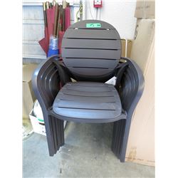 6 New Nardi Palma Patio Chairs