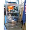 Large Metal Rolling Shelf Unit