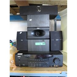 RCA  Home Theater A/V Receiver with Speakers