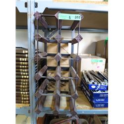 8 New Wood & Metal Wine Racks