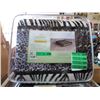 Image 1 : 2 New Queen Size Animal Stripe Sherpa Blankets