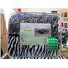 Image 1 : 2 New Queen Size Animal Stripe Sherpa Blankets