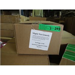 Three 4.2 KG Boxes Maple Nut Granola w/ Raisins