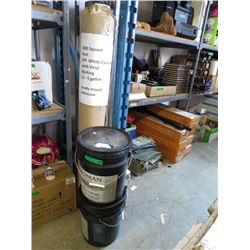 New Canvas Wall Paper & 2 Pails of Adhesive