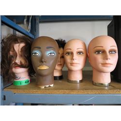 5 Plastic Heads