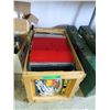Image 1 : Wood Crate Full of Vintage LP Records