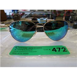 New Ray Ban Aviator Glasses - Blue Reflective Lens