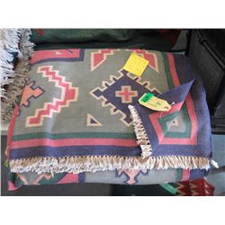 Kelim Wool Carpet - 10 Feet x 8-1/2 Feet