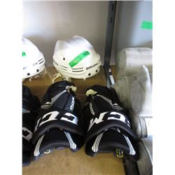 New Bauer Hockey Helmet & Pair of CCM Gloves