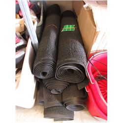 Two 33" Wide Rubber Back Carpet Mats