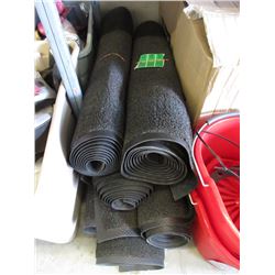 Two 33" Wide Rubber Back Carpet Mats