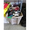 Image 1 : 2 Totes of Assorted Shoes