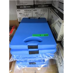 7 New Plastic Clipboards with Storage