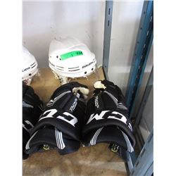 New Bauer Hockey Helmet & Pair of CCM Gloves