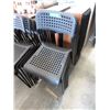 Image 1 : 8 Metal Framed Stacking Chairs