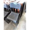 Image 1 : 8 Metal Framed Stacking Chairs