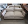 New Wood Framed Upholstered Loveseat