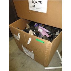 Very Large Box of Assorted Shoes & Boots - Most New