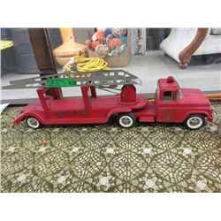 Vintage Pressed Steel Firetruck with Ladder
