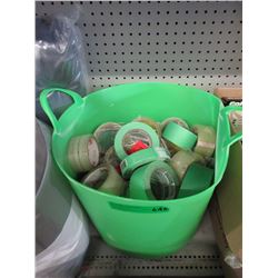 Tub of Assorted New Painters & Packing Tape