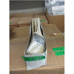 8 Dozen New Long Handled 2-1/2" Angle Brushes