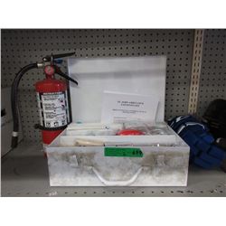 First Aid Kit  & Fire Extinguisher
