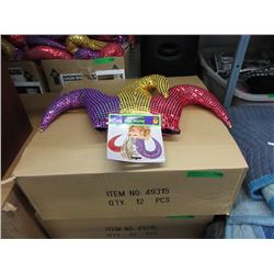 Large Case of New Jester Hats - Halloween Items