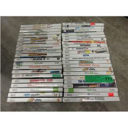 40 Assorted Wii Games