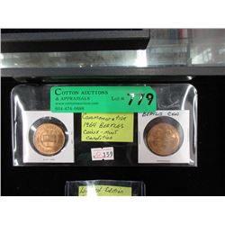 2 Ltd. Edition Commemorative 1964 Beatles Tokens