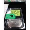 Image 1 : Rare 1 Troy Oz. .999 Fine Silver "Gastown BC" Bar