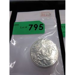 2013 One Troy Oz. .999 Fine Silver "Pegasus" Round
