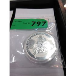 1 Oz. .9999 Fine Silver Australian Kookaburra Coin