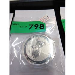 1 Oz. .999 Fine Silver Australian Koala Coin