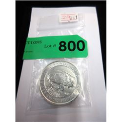 2015 Canadian .9999 Fine Silver 1 1/4 Oz. Coin